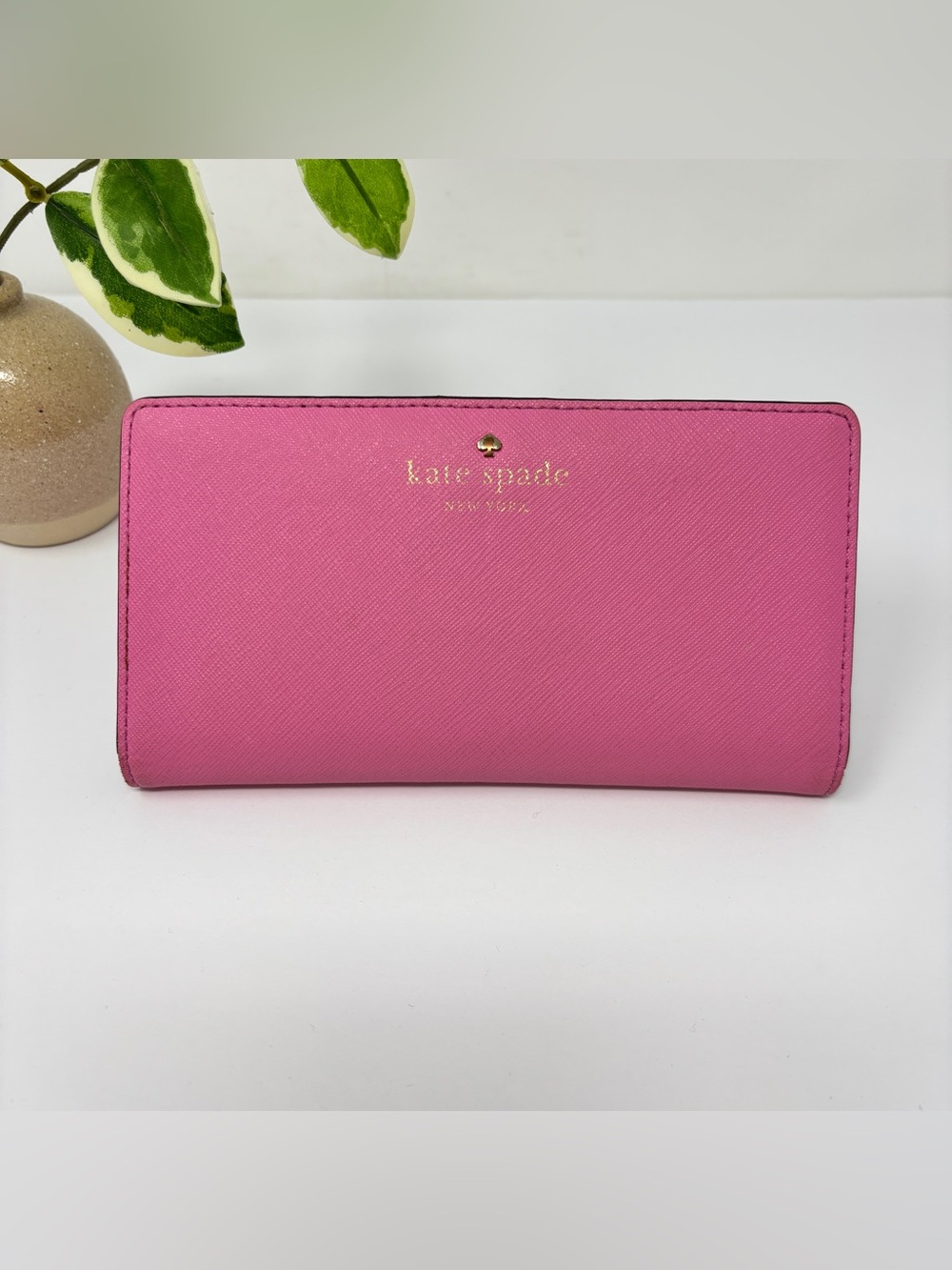 KATE SPADE Stacy Mikas Pond Sweetheart Pink Wallet